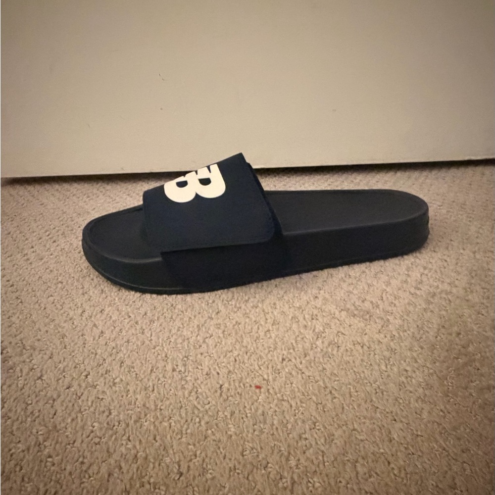 New Balance Navy Slide Sandals - Picture 3 of 4